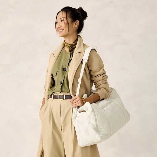 Large Miramar Weekender-Pumice Stone-Image 2-Vera Bradley