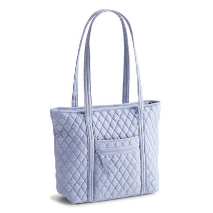 Small Original Vera Tote-Blue Chambray-Image 1-Vera Bradley